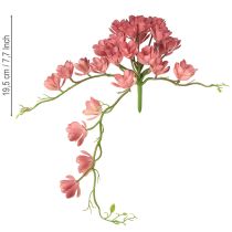 Artikel Konstgjord suckulent 28 rosetter Aeonium gammalrosa 43cm