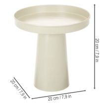 Artikel Brickställ, dekorativ tallrik för ljus och figurer, 20 cm
