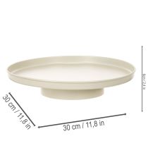 Artikel Dekorativt fat 30 cm metallfat för växtdekoration