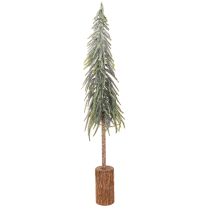 Artikel Konstgjord julgran med fot, frostad, som vinterdekoration, 90 cm