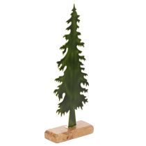 Artikel Dekorativ julgransfigur med träbas, 36 cm