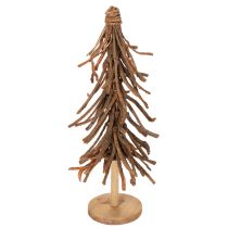 Artikel Julgran gjord av pilgrenar på träbas, 48 cm