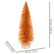 Artikel Konstgjord julgran, dekorativ gran för bordsdekoration, 31 cm, 3 stycken