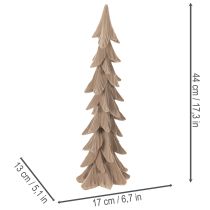 Artikel Liten flockad dekorativ julgran, bordsdekoration, 44 cm