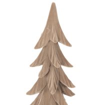 Artikel Liten flockad dekorativ julgran, bordsdekoration, 44 cm