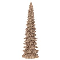 Artikel Dekorativ flockad julgran för vinterdekoration, 34 cm