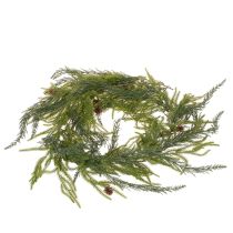 Artikel Konstgjord girlang av tallgrän med kottar för adventsdekoration 218 cm