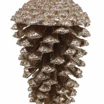 Artikel Kotar guld, glitter 13cm 4 st julgransdekorationer