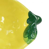 Artikel Tapasskålar keramisk citron bordsdekoration 28,5cm H4cm