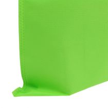 Väska grön gjord av fleece 37,5cm x 46cm 24st