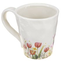 Artikel Keramisk kruka med blommotiv för nostalgisk vårdekoration, växtälskare, 10,5 cm