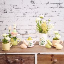 Artikel Kaffekopp, dekorativ borddekoration för en elegant rumsdesign med växter, 11 cm, 3 stycken