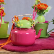 Artikel Tekanna, nostalgisk lantlig stil, dekorativ för vardagsrum eller kök, 15 cm