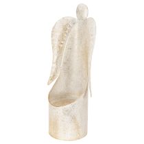 Artikel Ängelfigur ljusstake, guld, för bordsdekoration, 50 cm