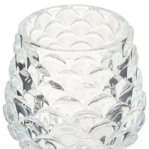 Artikel Värmeljushållare i glaskon med bas H19,5/22,5 cm, set om 2