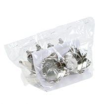 Artikel Värmeljushållare krona silver Ø4,8cm 4 st