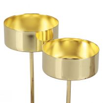 Artikel Värmeljushållare för inkoppling av värmeljushållare i guld Advent Ø4cm 8 st