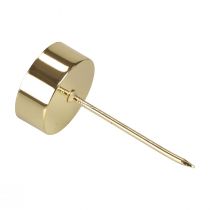 Artikel Värmeljushållare för inkoppling av värmeljushållare i guld Advent Ø4cm 8 st