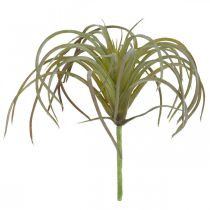 Tillandsia konstgjord att sticka grön-lila konstgjord växt 13cm