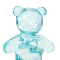 Bordsdekoration för födelsebjörnen blå 3,5 cm 60 st