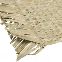 Artikel Bordsunderlägg sjögräs rektangulär bordsdekoration vattenhyacint natur 33 × 48cm