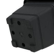 Artikel Kruka “Nora” 23cm x 23cm H18,5cm antracit 1 st.