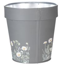 Artikel Blomkruka med blommönster för modern heminredning och sommarbalkongdekoration, 13 cm, 4 delar