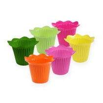 Artikel Plastkruka blomma Ø10,5cm 25 st