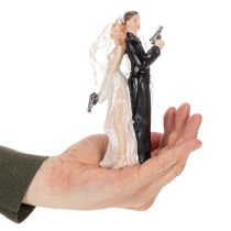 Artikel Tårtdekoration bruden och brudgummen 15,5 cm