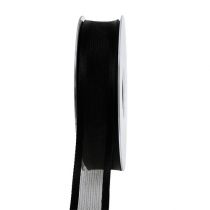Artikel Sorgeband svart med tråd 25mm 25m