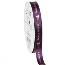 Artikel Sorgband i Lila Silver In Loving Memory 15mm 25m