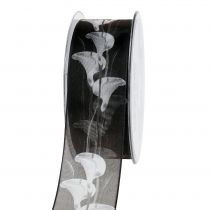 Artikel Sorgband svart med Calla 40mm 15m