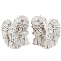 Artikel Sittande dekorationsfigur av sörjande ängel krämfärgad 6,5×5×7,5 cm 2 stycken