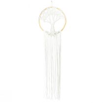 Drömfångare macrame väggdekoration livets träd boho Ø28cm H92cm