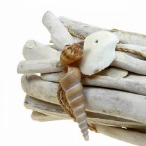 Driftwood Deco Drivved Wood Bundle Vit L15cm