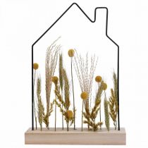 Ställ för torkade blommor Stånd Hus Stång 34,5×24,5cm
