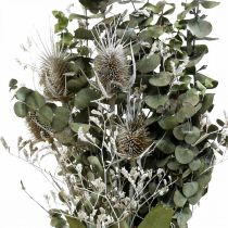 Bukett torkade blommor eukalyptus bukett tistel 45-55cm 100g