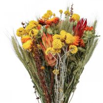 Bukett torkade blommor Bukett ängsblommor Apelsin H50cm 300g