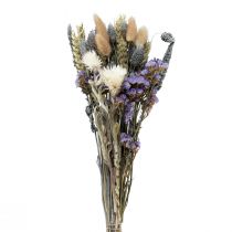 Artikel Torkad blombukett halmblommor strand lila lila 30cm