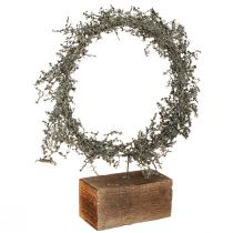 Artikel Torrkrans Sparris rustik dekorativ krans träbotten Ø35cm