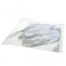 Artikel Vita palmfiber dekorativa torkade växter 250g hantverksmaterial