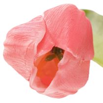 Artikel Högkvalitativ tulpanblomma som en naturtro kopia för bordsvaser, 21 cm, 6 stycken