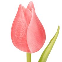 Artikel Högkvalitativ tulpanblomma som en naturtro kopia för bordsvaser, 21 cm, 6 stycken