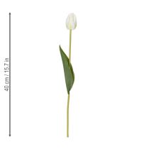 Artikel Dekorativa konstgjorda tulpanblommor för elegant inredning, 40 cm, 5 stycken