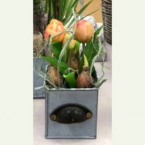 Artikel Konstgjorda blommor i kruka Konstgjorda tulpaner Rosa Gul 22,5cm