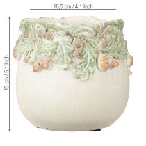 Artikel Planter Höst Ekollon Blomkruka Gjuten Sten Ø14,5cm H13cm