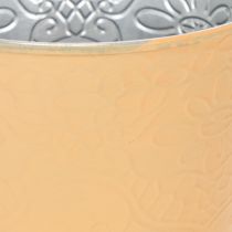 Artikel Metallkruka, pastell orange, Ø13,5 cm H12,5 cm