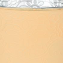 Artikel Metallkruka, pastell orange, Ø16cm H14cm