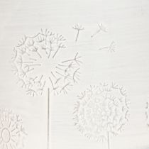 Artikel Planteringskruka Maskros Blomkruka Vit Ø9,5cm H11cm