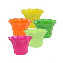 Artikel Planteringskärl för krukväxter, färgglada assorterade. Ø10,5cm 10 st